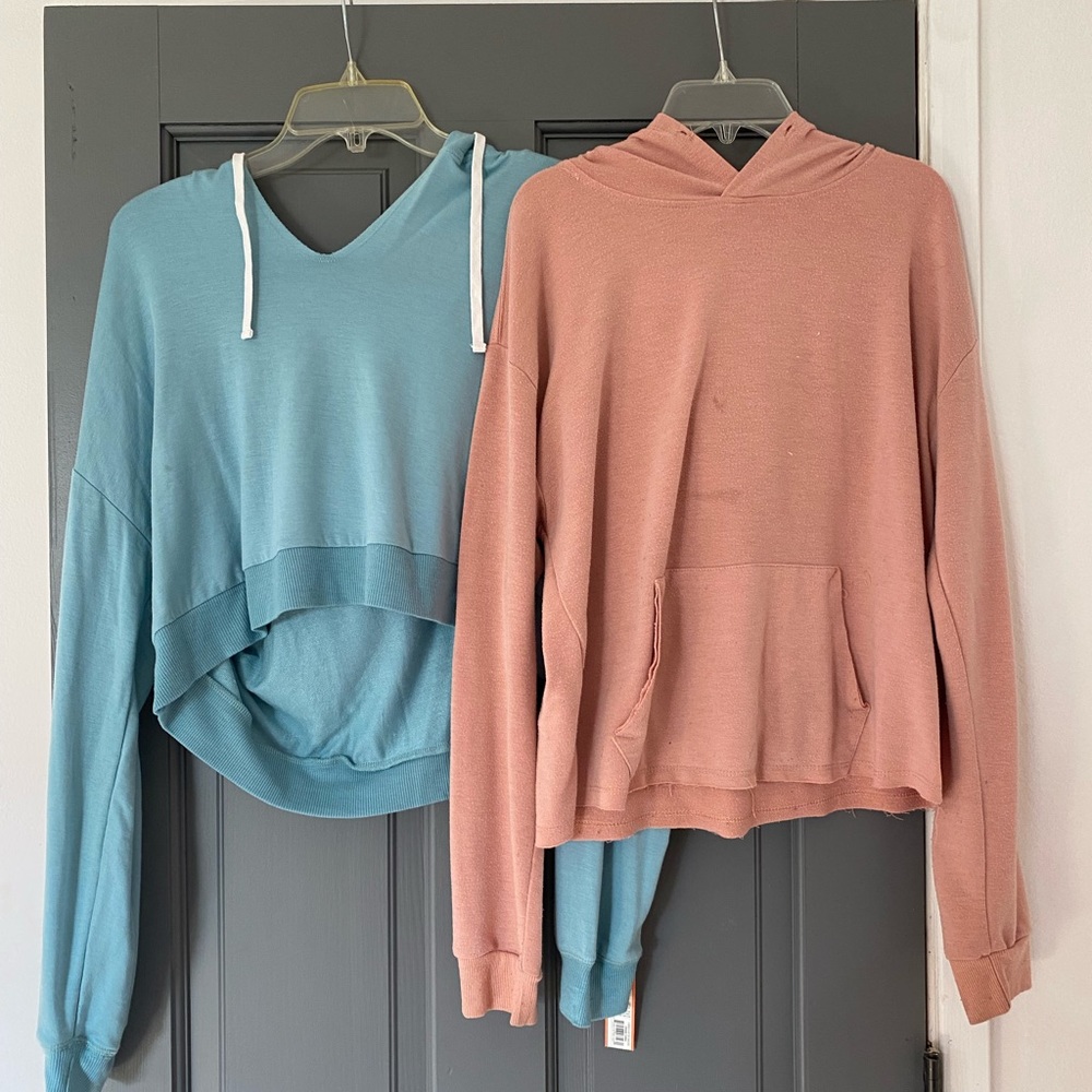 Blue and Pink Light Weight Sweater